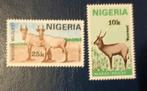 Nigeria 2 pzs dieren MNH, Verzenden, Nigeria, Gestempeld