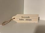 Rivièra Maison bordje sssssh baby sleeps, Ophalen of Verzenden, Zo goed als nieuw