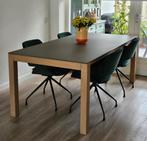 Te koop, mooie modern design Saunaco Cas eettafel, Gebruikt, Vijf personen of meer, 150 tot 200 cm, Modern