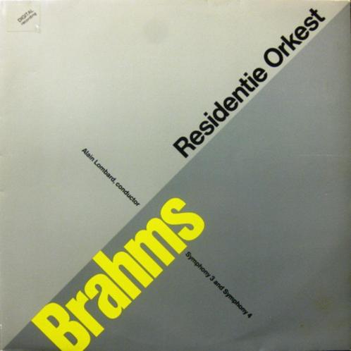 2-LP - Brahms - Residentie Orkest, Symphony 3 en 4, Cd's en Dvd's, Vinyl | Klassiek, Zo goed als nieuw, Romantiek, Orkest of Ballet