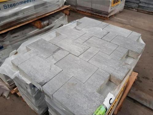 Geoklinker T grijs nuance klinkers erfverharding s-partij, Tuin en Terras, Tegels en Klinkers, Nieuw, Klinkers, Beton, 10 m² of meer