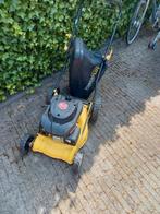 PowerPlus motormaaier 140 cc zelftrekkend, Tuin en Terras, Grasmaaiers, Ophalen, Cirkelmaaier, Zo goed als nieuw, Opvangbak