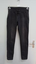 Zizo broek, zwart 'faded' stof. Maat 36, elastische taille, Zizo, Zwart, Ophalen of Verzenden, Zo goed als nieuw