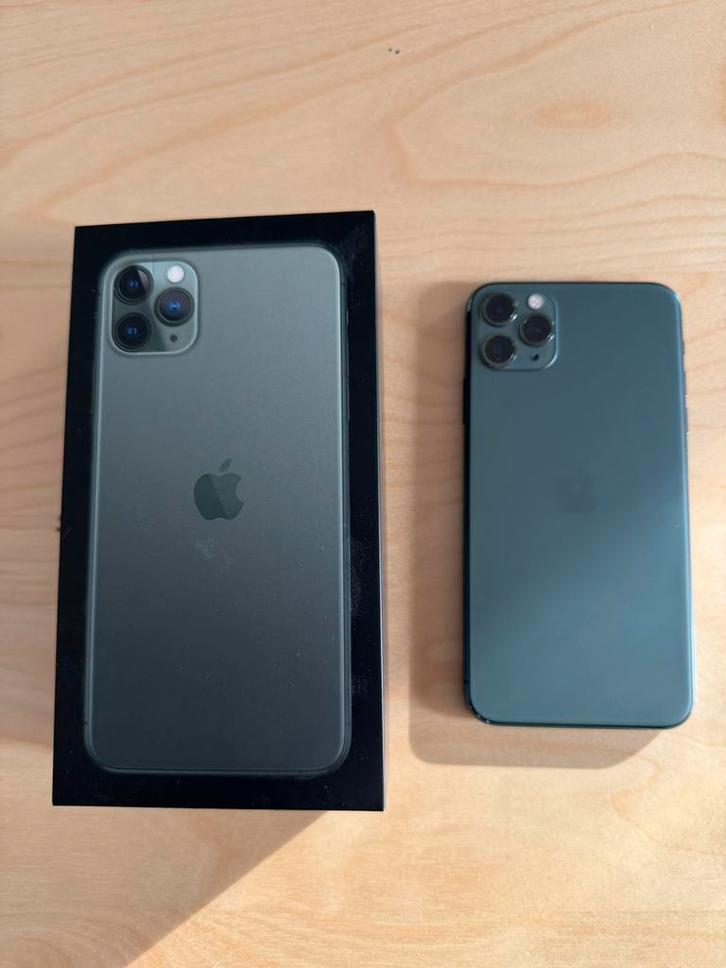 iPhone 11 Pro Max – 256GB – Night Green – In topstaat, Telecommunicatie, Mobiele telefoons | Apple iPhone, Zo goed als nieuw, 256 GB