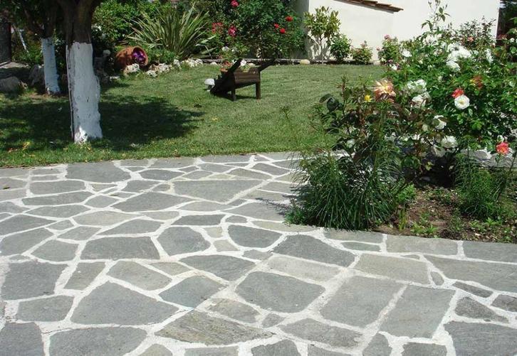 Flagstones natuursteen – uit voorraad leverbaar!, Tuin en Terras, Tegels en Klinkers, Nieuw, Terrastegels, Natuursteen, 10 m² of meer