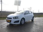 VERKOCHT Chevrolet Aveo 1.3D 5-DEURS 2012 Wit Airco Trekhaak, Auto's, Chevrolet, Euro 5, Aveo, Electronic Stability Program (ESP)