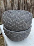 Plantenschaal  of  bloempot, Tuin, Steen, Rond, Ophalen of Verzenden