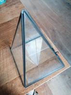 Glazen vitrine piramide, Ophalen of Verzenden