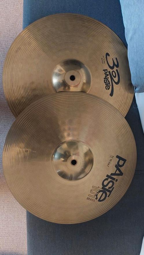 Paiste HiHats combinatie 101/302, Muziek en Instrumenten, Drumstellen en Slagwerk, Zo goed als nieuw, Ophalen