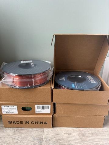 PLA Silk Copper 1kg 3d printer/ pen filament nieuw! 1,75mm  beschikbaar voor biedingen