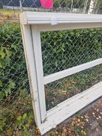 Houten Kozijn met HR+++ Glas, Doe-het-zelf en Verbouw, Kozijnen en Schuifpuien, Gebruikt, Raamkozijn, Inclusief glas, 225 cm of meer