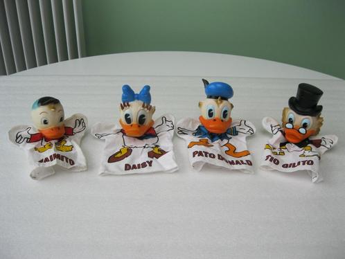 Famosa: Lot van 4 Disney handpoppen, Verzamelen, Disney, Gebruikt, Ophalen of Verzenden