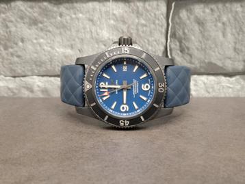 Breitling Superocean 46mm blacksteel, full set 2022. 2xband beschikbaar voor biedingen