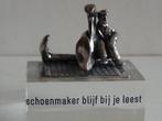 Miniatuur zilver S18a schoenmaker leest zilveren miniaturen, Verzenden, Zilver