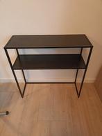 Zwart bijzettafeltje, Ophalen, 50 tot 100 cm, Zo goed als nieuw, Modern