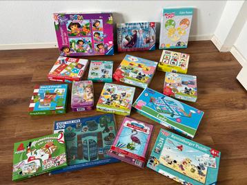 Compleet pakket: Puzzels, memory, knutselen, spelletjes beschikbaar voor biedingen