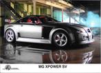 2 persfoto's MG Xpower SV, 2003, Ophalen of Verzenden, Nieuw, Overige merken