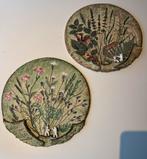 2 Keramiek Wandborden TH Gesigneerd, Antiek en Kunst, Antiek | Keramiek en Aardewerk, Ophalen of Verzenden