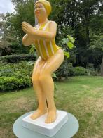 Duikende dame jacuzzi tuin, zwembad, vijver 115cm, Tuin en Terras, Tuinbeelden, Ophalen, Nieuw, Kunststof, Mensenbeeld