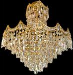 Prachtige Vintage Empire style kristallen kroonluchter, Huis en Inrichting, Lampen | Kroonluchters, Ophalen of Verzenden, Zo goed als nieuw