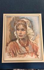 Portret van een Vrouw - Willem Johannes Cornelis Stern, Antiek en Kunst, Ophalen