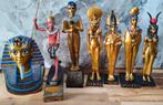 Egyptische beeldjes 24 & 55 cm, Verzamelen, Ophalen of Verzenden, Zo goed als nieuw