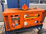 Aggregaat Europower 11 KVA 230V + 400V goed werkend, Doe-het-zelf en Verbouw, Aggregaten, Ophalen, Gebruikt, Dieselolie, Geluidgedempt