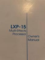 Lexicon LXP-15 handleidingen engels en duits, Muziek en Instrumenten, Ophalen of Verzenden