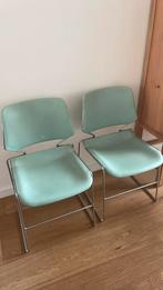 Retro vintage eetkamerstoelen Matrix Krueger, Huis en Inrichting, Stoelen, Ophalen, Overige materialen, Gebruikt, Twee
