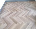 Visgraat design vloer click pvc beige, ruim 10m2, Huis en Inrichting, Stoffering | Vloerbedekking, Ophalen, Beige, Visgraat click pvc