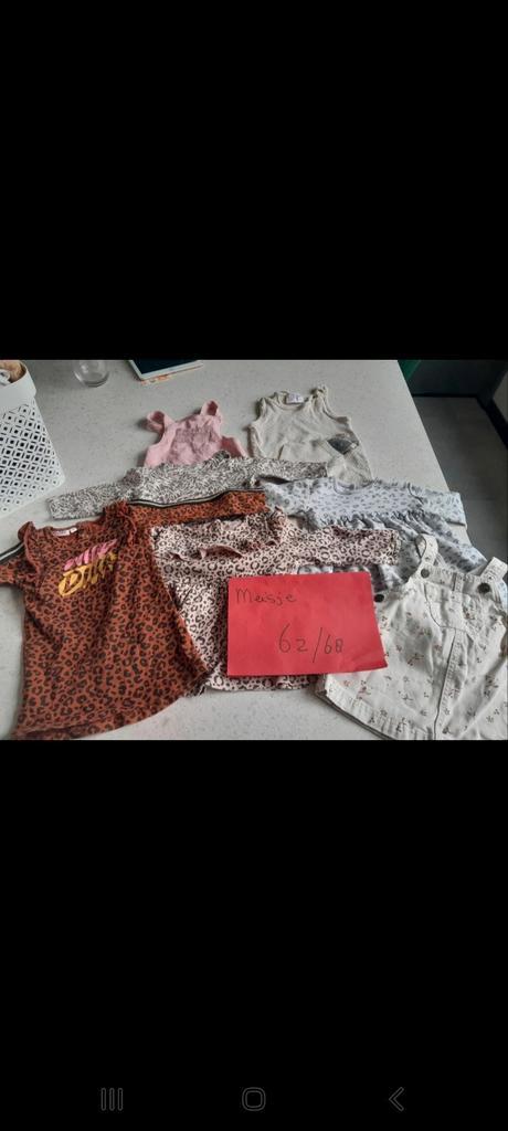 Jurkjes bundel maat 62 a 68, Kinderen en Baby's, Babykleding | Baby-kledingpakketten, Zo goed als nieuw, Maat 62, Ophalen of Verzenden