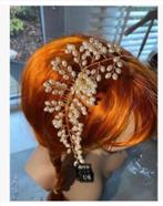 2 x Bruids haar accessoires, parel, kam, tiara, pr.p.stuk, Nieuw, Ophalen of Verzenden, Accessoires, X
