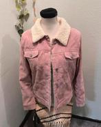 Jas met bont S, Ophalen of Verzenden, Zo goed als nieuw, Zwart