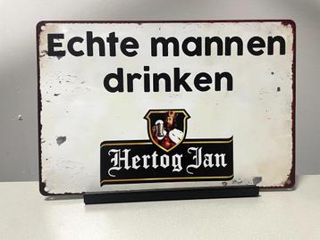 Hertog Jan metalen reclamebord (Old Look) beschikbaar voor biedingen