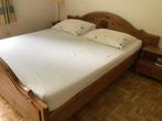 Grenen slaapkamer 160x200, Ophalen, Gebruikt, Tweepersoons, Cottage