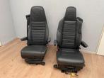Set luchtgeveerde leren Scania v8 stoelen, Ophalen of Verzenden, Scania