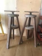 Boetseer sokkels 2 stuks hout, Hobby en Vrije tijd, Ophalen, Gebruikt