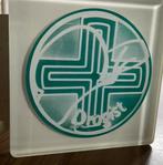 Dubbele deurduwer met logo drogist, Verzamelen, Ophalen of Verzenden, Gebruikt