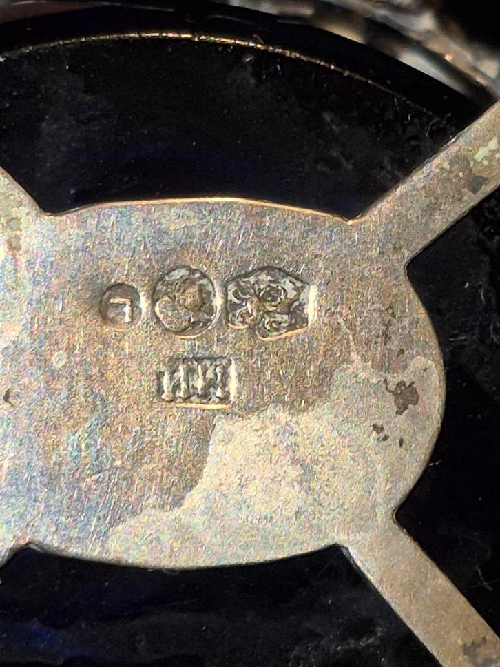 Antiek Zilveren Mosterd Zout Peper Set, Antiek en Kunst, Antiek | Goud en Zilver, Zilver, Ophalen of Verzenden