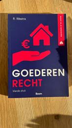 Goederenrecht - R. Westra, Ophalen of Verzenden, Zo goed als nieuw, Overige uitgevers, Nederlands