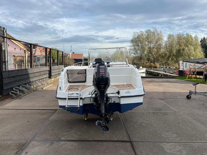 Ryds 510 GTI teakvloer + afdekzeil  + Suzuki DF40, Watersport en Boten, Motorboten en Motorjachten, Gebruikt, Polyester, Tot 6 meter