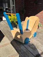Houten speelgoed kinderwagen netjes, Ophalen of Verzenden, Gebruikt