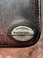 Fossil lederen tasje, Sieraden, Tassen en Uiterlijk, Portemonnees, Ophalen of Verzenden, Zo goed als nieuw, Bruin, Leer