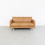 1x Montis Axel Bank 2,5-zits/159cm Buffaloleder - Cognac, Niet ingevuld, Metaal, Overige maten, 150 tot 200 cm