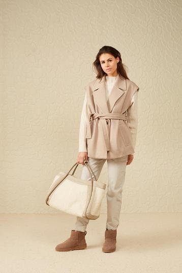 NIEUW! Yaya gilet beige bodywarmer mouwloze blazer beschikbaar voor biedingen