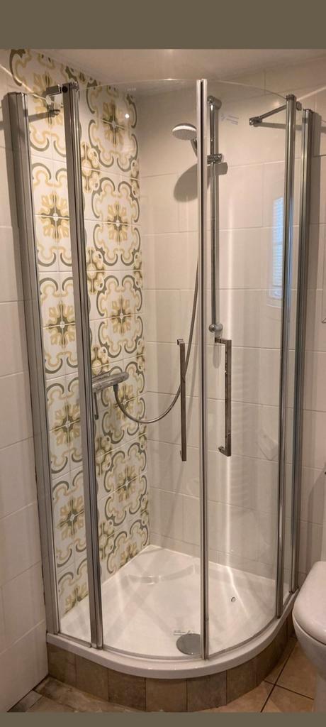Stevige douche cabine1.90x 80x80 Teab., Huis en Inrichting, Badkamer | Complete badkamers, Gebruikt, Met douche, Ophalen