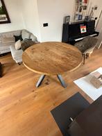 Prachtige ronde eettafel 130cm diameter, Ophalen, 100 tot 150 cm, Rond, Zo goed als nieuw