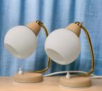 Paar bedlampen, Mid-Century, Ophalen of Verzenden