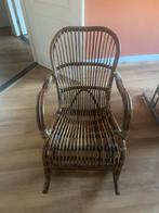 Rotan schommelstoel exclusief schapenvacht en kussen, Kinderen en Baby's, Ophalen, Zo goed als nieuw, Stoel(en)