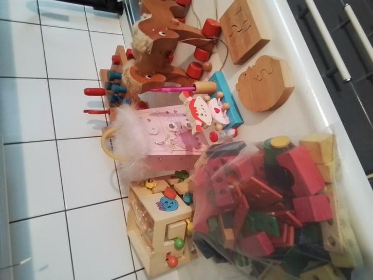 7 x verschillende Houten speelgoed vanaf 1 tot 5 euro, Kinderen en Baby's, Speelgoed | Houten speelgoed, Ophalen of Verzenden